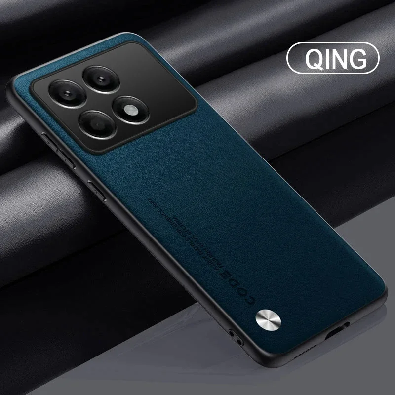 Case for Poco X6 X7 Pro Luxury PU Leather Shockproof Silicone Fundas for Xiaomi Poco X5 Pro Cover Protection Back Phone Coque