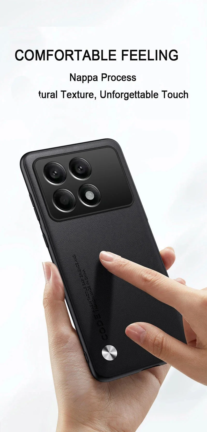 Case for Poco X6 X7 Pro Luxury PU Leather Shockproof Silicone Fundas for Xiaomi Poco X5 Pro Cover Protection Back Phone Coque
