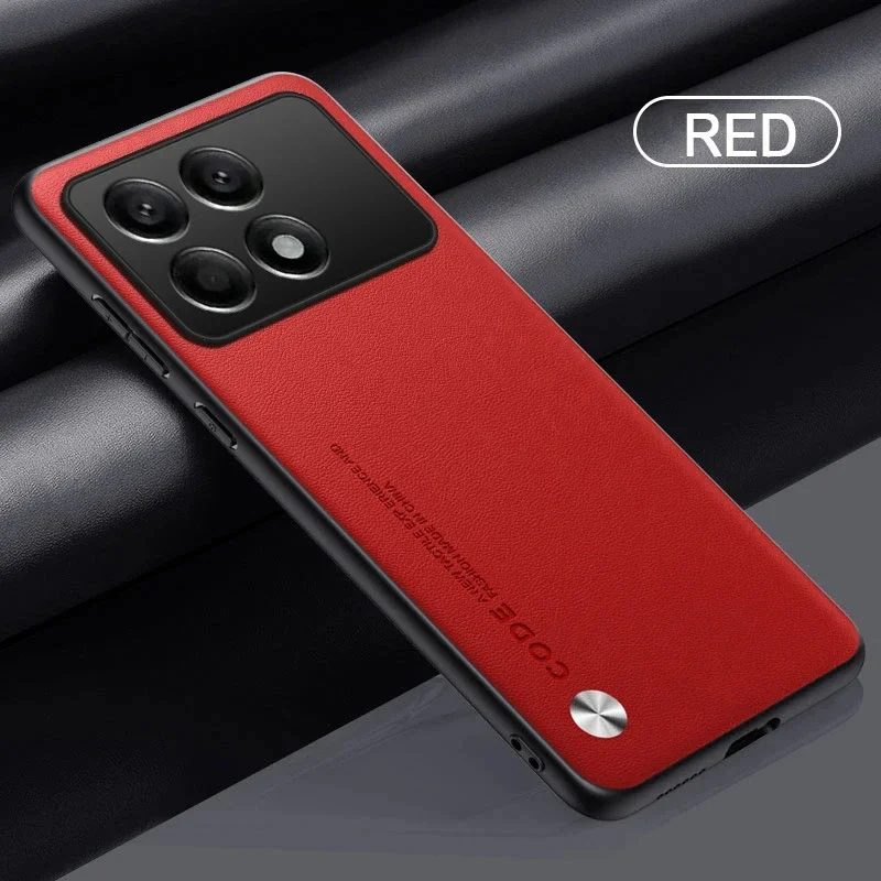 Case for Poco X6 X7 Pro Luxury PU Leather Shockproof Silicone Fundas for Xiaomi Poco X5 Pro Cover Protection Back Phone Coque