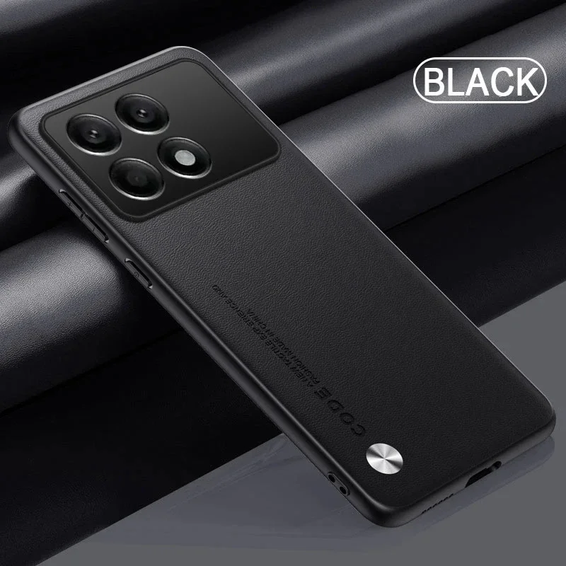 Case for Poco X6 X7 Pro Luxury PU Leather Shockproof Silicone Fundas for Xiaomi Poco X5 Pro Cover Protection Back Phone Coque