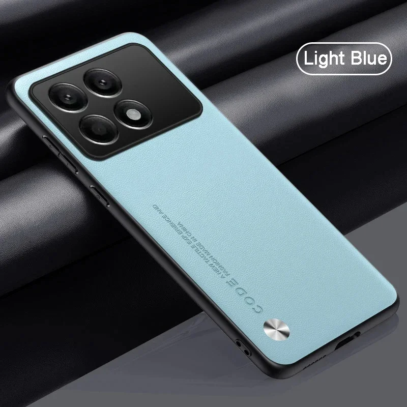 Case for Poco X6 X7 Pro Luxury PU Leather Shockproof Silicone Fundas for Xiaomi Poco X5 Pro Cover Protection Back Phone Coque