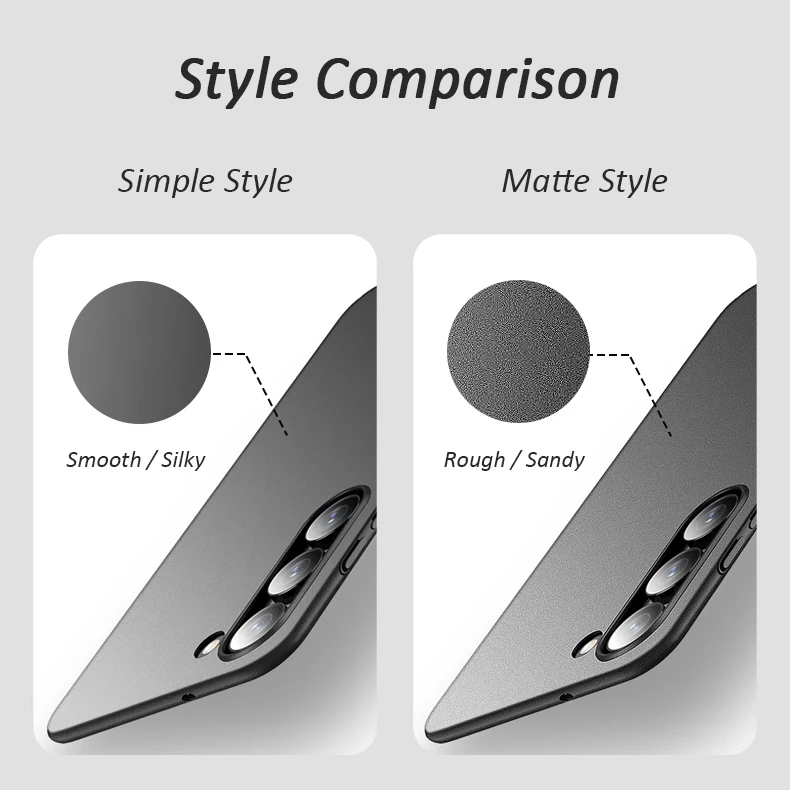 Case For SAMSUNG Galaxy S26 S25 S24 S23 S22 S21 FE Plus Ultra 5G Ultra Slim Matte Case Lightweight Hard Plastic Shockproof Cover