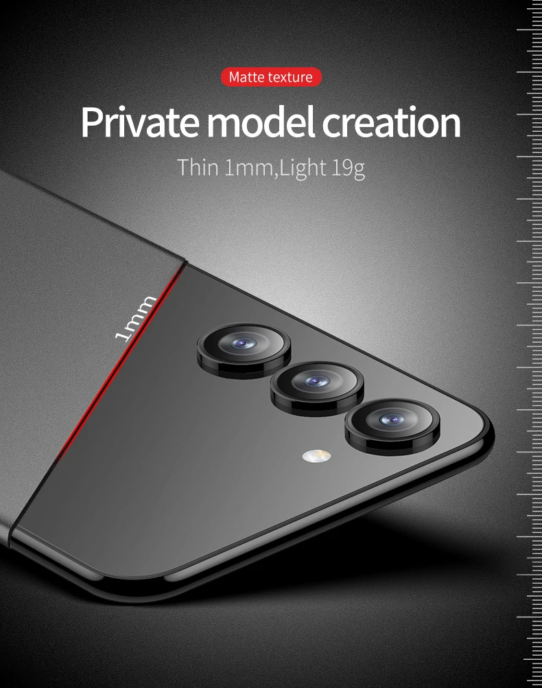 Case For SAMSUNG Galaxy S26 S25 S24 S23 S22 S21 FE Plus Ultra 5G Ultra Slim Matte Case Lightweight Hard Plastic Shockproof Cover