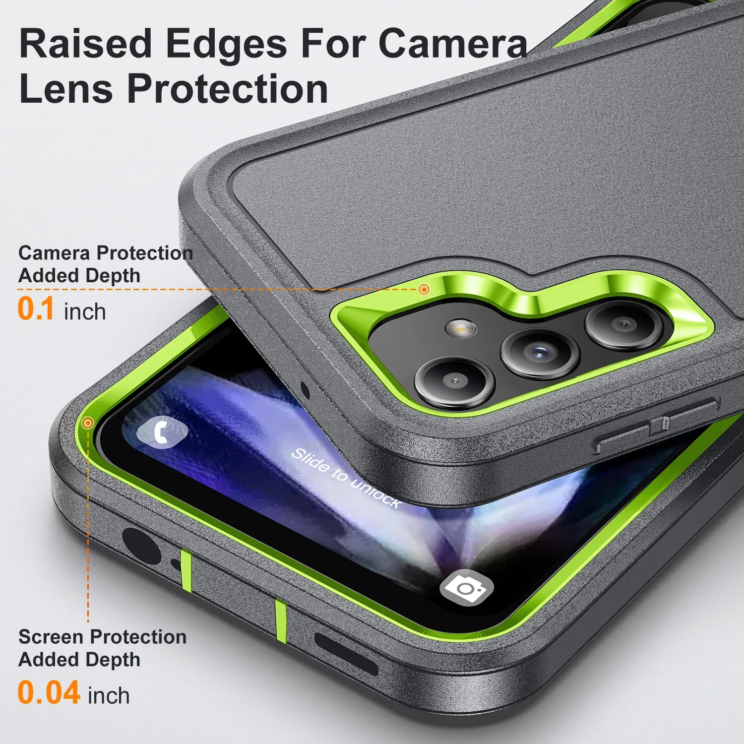 OTT-BOX Anti-Shock Box Rugged Cover for Samsung Galaxy S25 S24 S23 Ultra S22 Plus FE A56 A36 A26 A16 A06 Stand Armor Phone Case