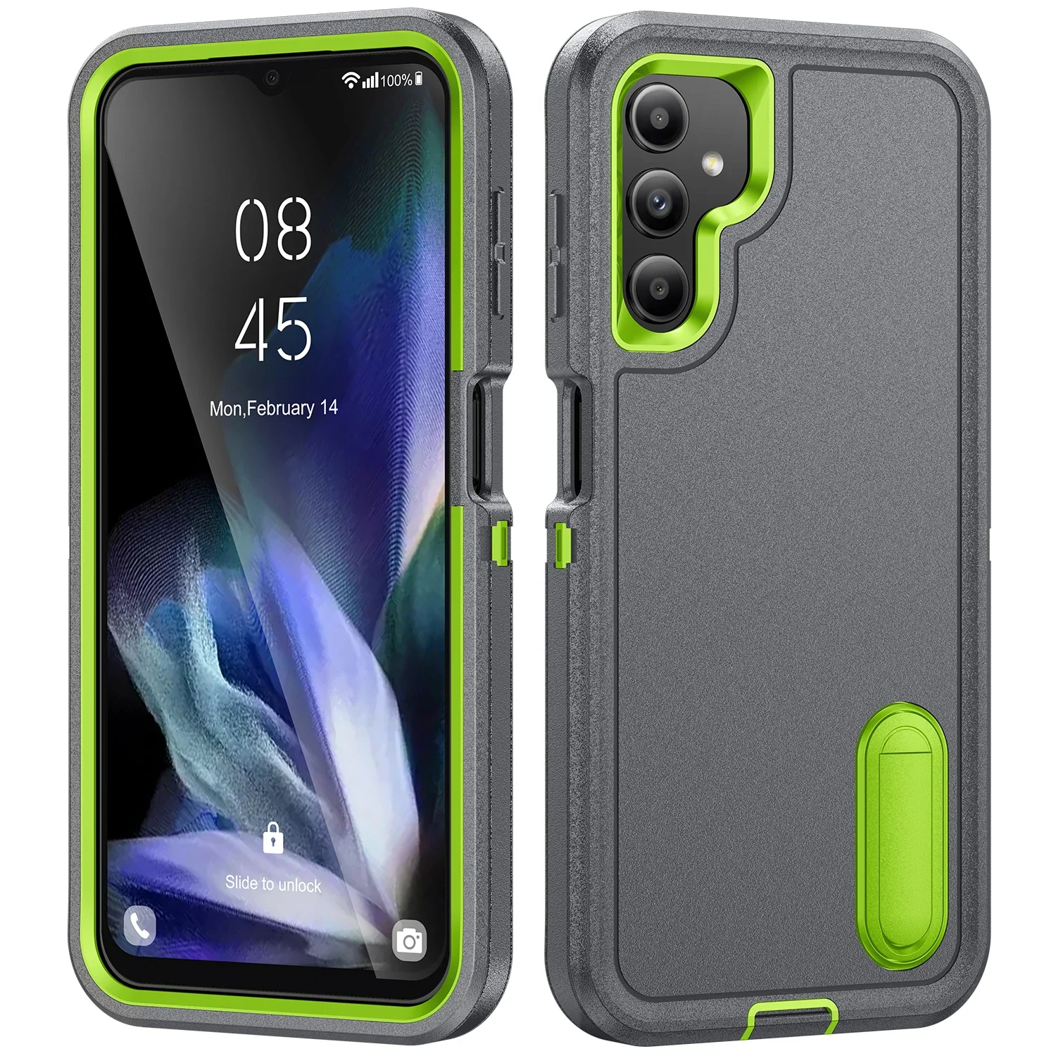 OTT-BOX Anti-Shock Box Rugged Cover for Samsung Galaxy S25 S24 S23 Ultra S22 Plus FE A56 A36 A26 A16 A06 Stand Armor Phone Case