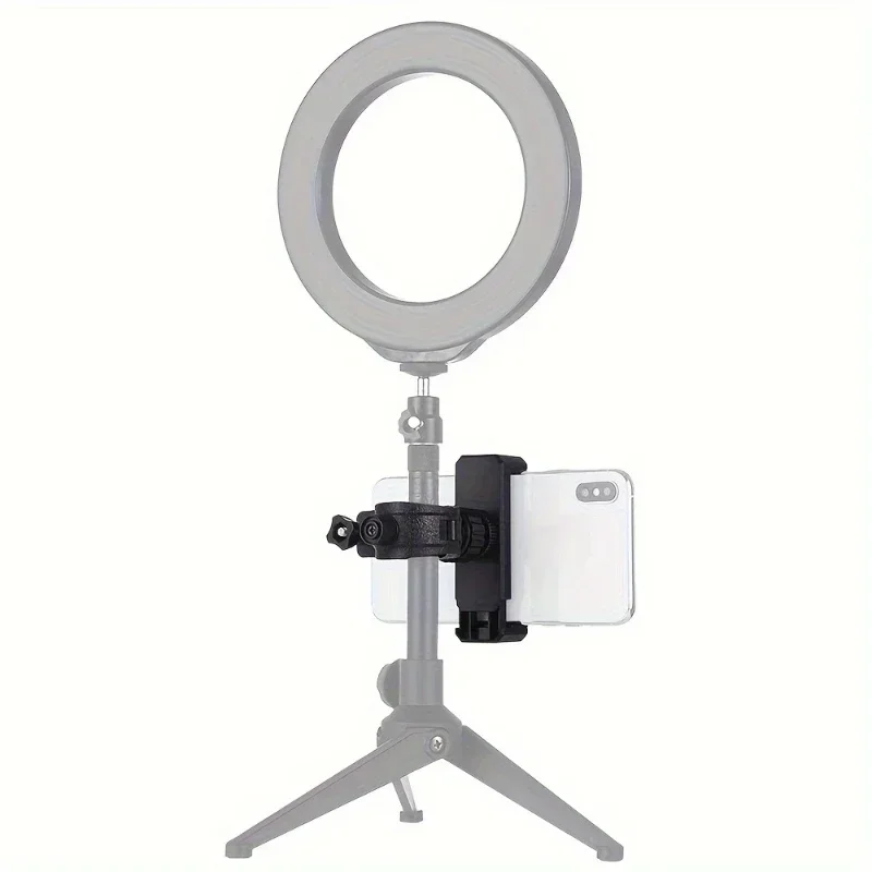 Phone Live Streaming Bracket 360 ° Rotating Bracket Bicycle Holder Clamp Photography Tripod Selfie Stick Added Stand Accessories