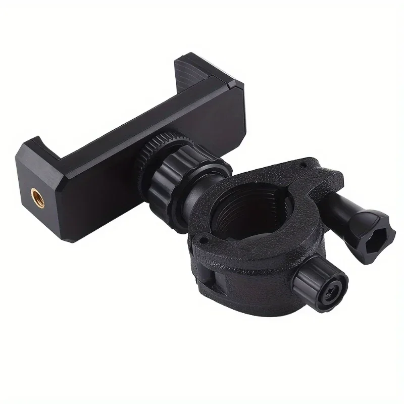 Phone Live Streaming Bracket 360 ° Rotating Bracket Bicycle Holder Clamp Photography Tripod Selfie Stick Added Stand Accessories