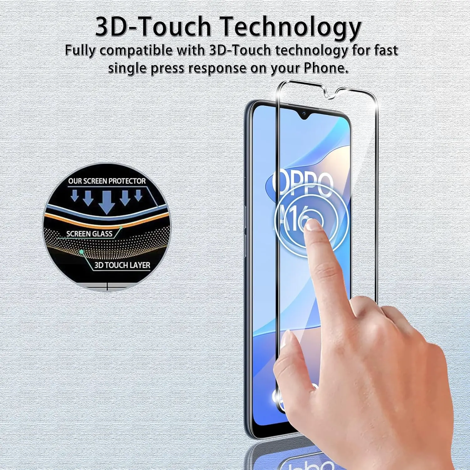 For OPPO A16 A16s A16e A16K Tempered Glass Screen Protector Glass Film