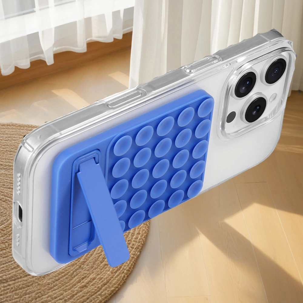 Silicone Suction Pad Back Sticker Suction Cup Phone Holder Silicone Cup Mat Smartphone Wall Stand Fixed For Glass Ceramic Tiles