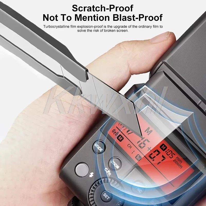 2-4PCS 9H HD Tempered Glass For Godox V100 V480 V860 III V850 III TT685 II V1/ V1 Pro AD600BM X3 Screen Protector Cover Film