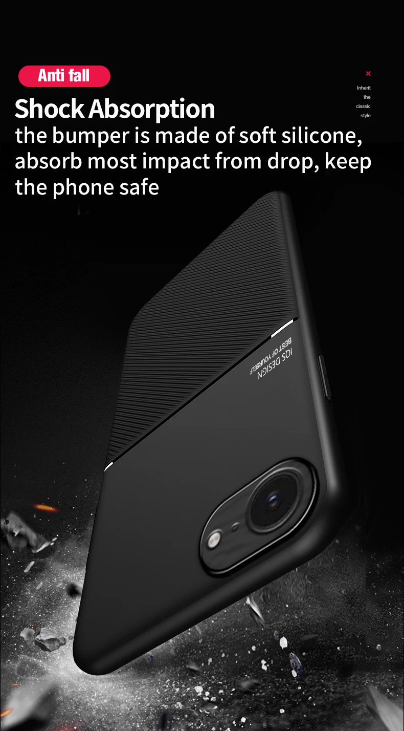 Magnetic Matte Anti Slip Phone Case For iPhone 16E