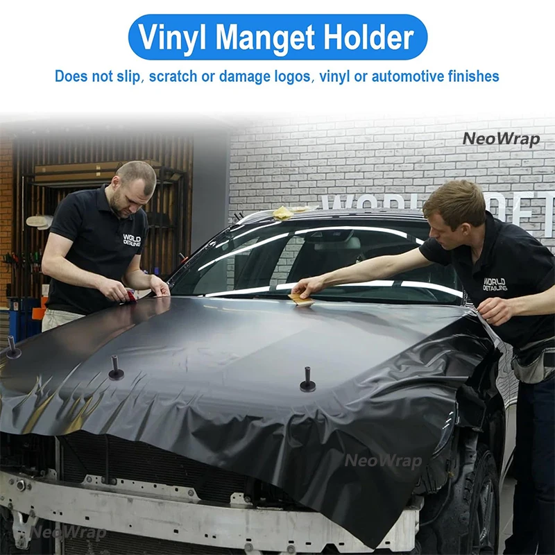 Car Film Covering Fix Tools Silicone Pad Magnet Holder Gripper Vinyl Wrap Paper Fixer Window Tint Accessories Adsorptive Patch
