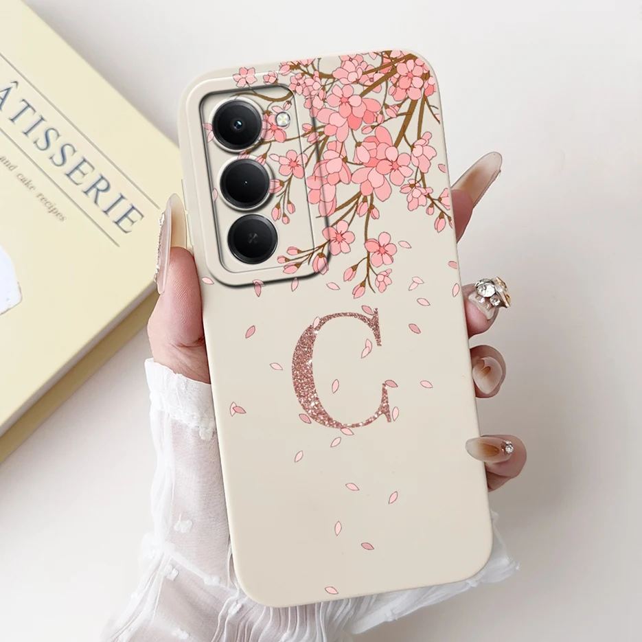 For Xiaomi Redmi 15 Case Cute Crown Letters Cover 6.9'' Soft Silicone Phone Case For Xiaomi Redmi 15 Redmi15 4G Back Cover Coque