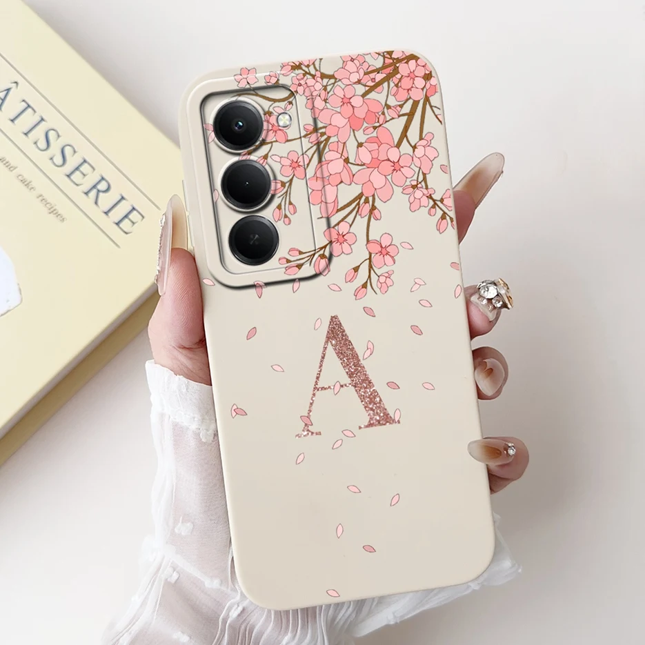 For Xiaomi Redmi 15 Case Cute Crown Letters Cover 6.9'' Soft Silicone Phone Case For Xiaomi Redmi 15 Redmi15 4G Back Cover Coque