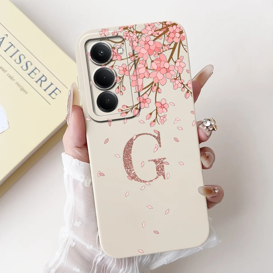 For Xiaomi Redmi 15 Case Cute Crown Letters Cover 6.9'' Soft Silicone Phone Case For Xiaomi Redmi 15 Redmi15 4G Back Cover Coque
