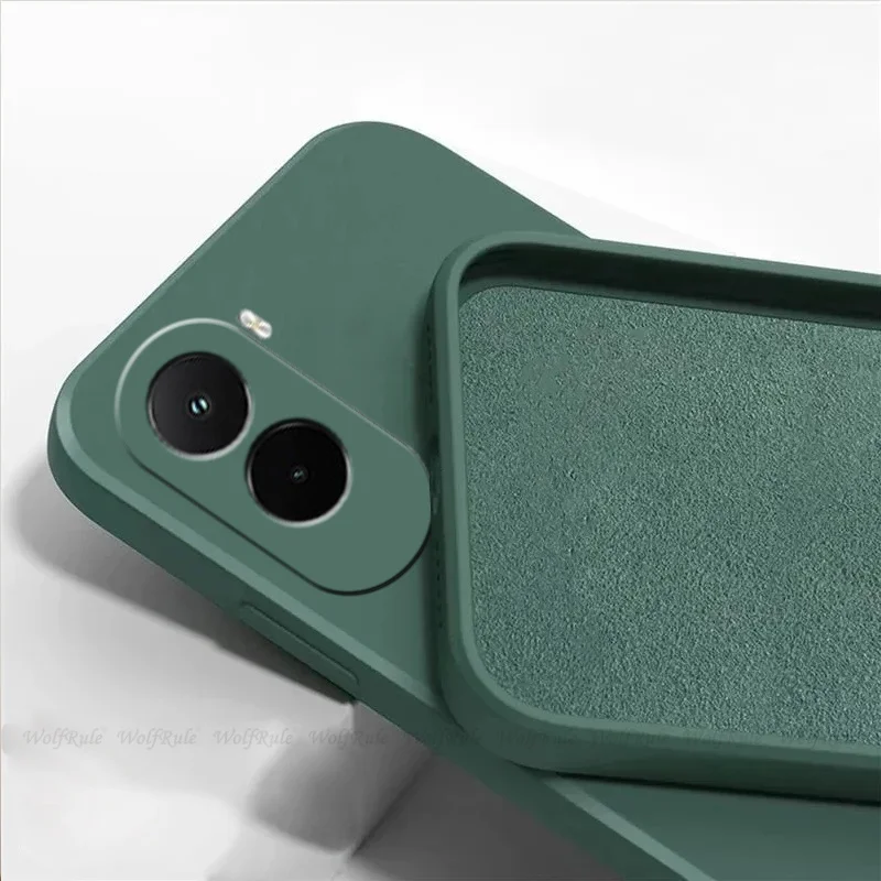 For Poco M7 Case Cover Xiaomi Poco M7 Plus Capas Shockproof Original Liquid Silicone Phone Back Bumper TPU Soft Fundas Poco M7