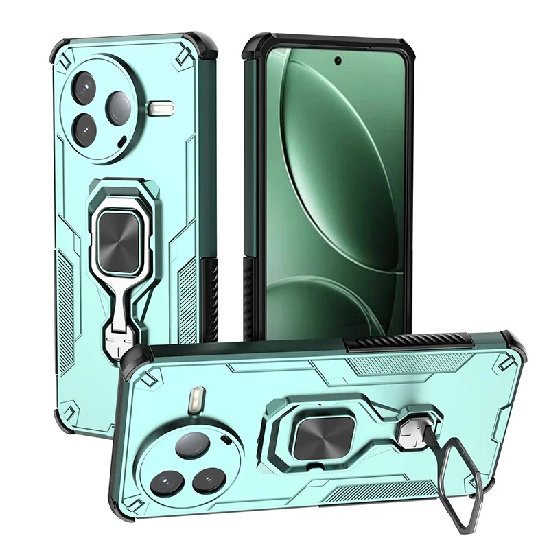 Kickstand Case For Xiaomi Poco F7 Pro F7 Ultra Cover Lens Protection Ring Stand Magnetic Bracket Shell Fundas Coque