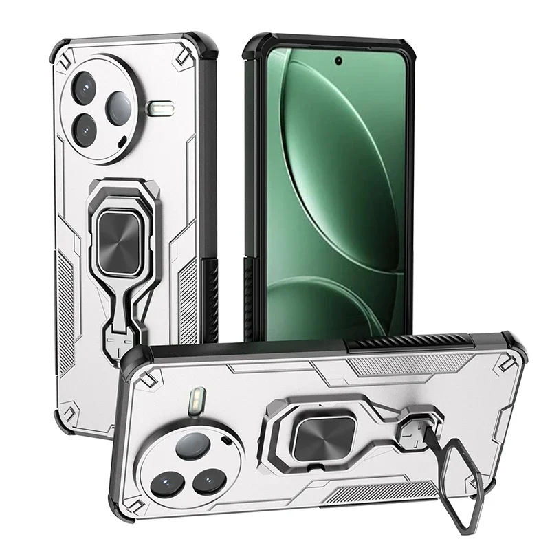Kickstand Case For Xiaomi Poco F7 Pro F7 Ultra Cover Lens Protection Ring Stand Magnetic Bracket Shell Fundas Coque