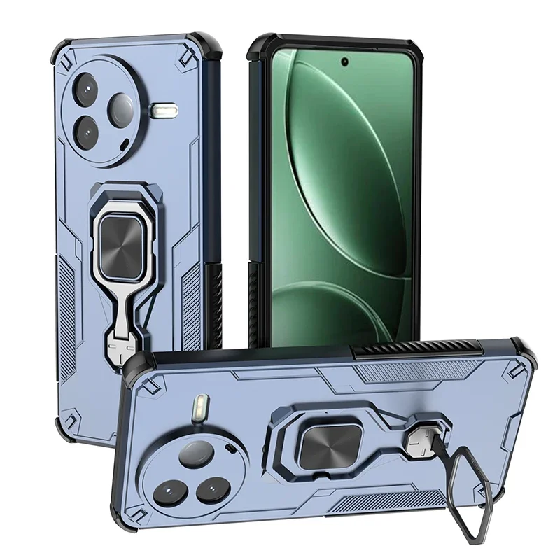 Kickstand Case For Xiaomi Poco F7 Pro F7 Ultra Cover Lens Protection Ring Stand Magnetic Bracket Shell Fundas Coque