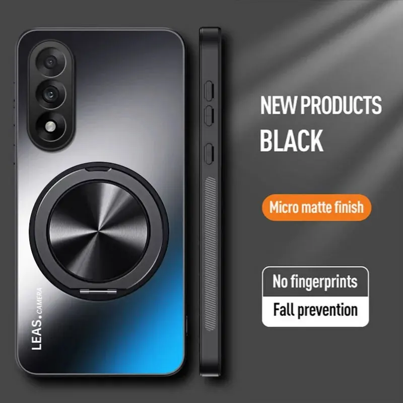 Magnetic Holder Case for Oneplus ACE 5 Racing ACE5 Ultra Nord 5 CE5 13R 12R 11R 13S 10T Nord CE 3 Lite Matte Shockproof Cover