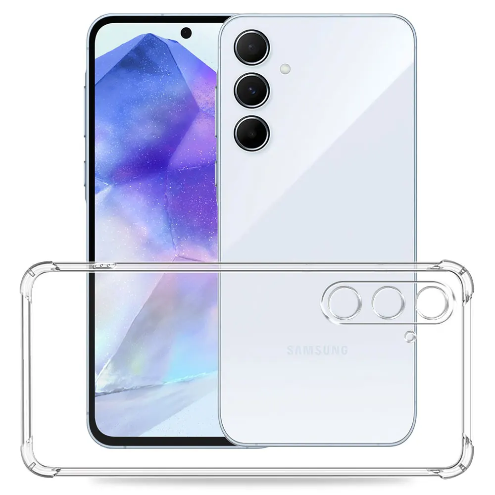 For Samsung Galaxy Quantum 4 5 Case Shockproof Transparent Silicone Soft Phone Cover For Samsung Jump3 Buddy 3 Clear Back Cover