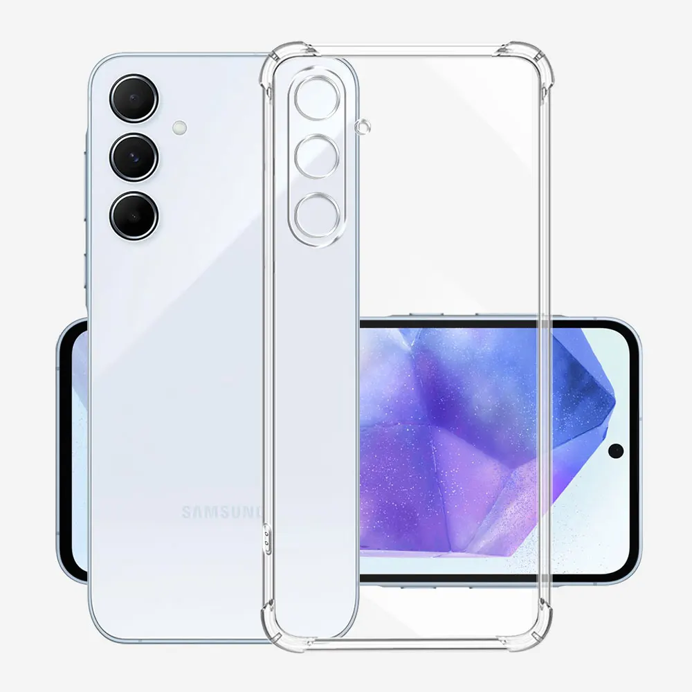 For Samsung Galaxy Quantum 4 5 Case Shockproof Transparent Silicone Soft Phone Cover For Samsung Jump3 Buddy 3 Clear Back Cover