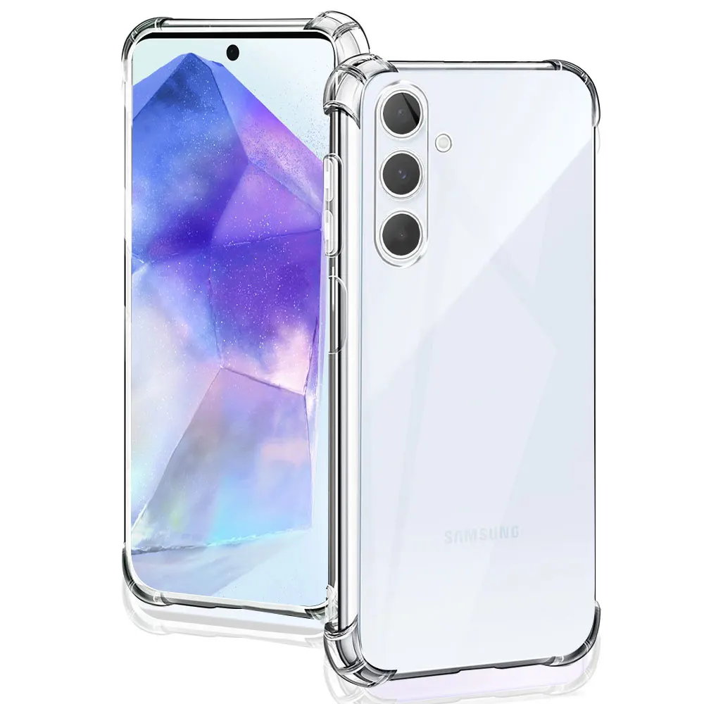For Samsung Galaxy Quantum 4 5 Case Shockproof Transparent Silicone Soft Phone Cover For Samsung Jump3 Buddy 3 Clear Back Cover