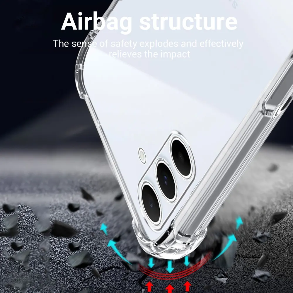 For Samsung Galaxy Quantum 4 5 Case Shockproof Transparent Silicone Soft Phone Cover For Samsung Jump3 Buddy 3 Clear Back Cover