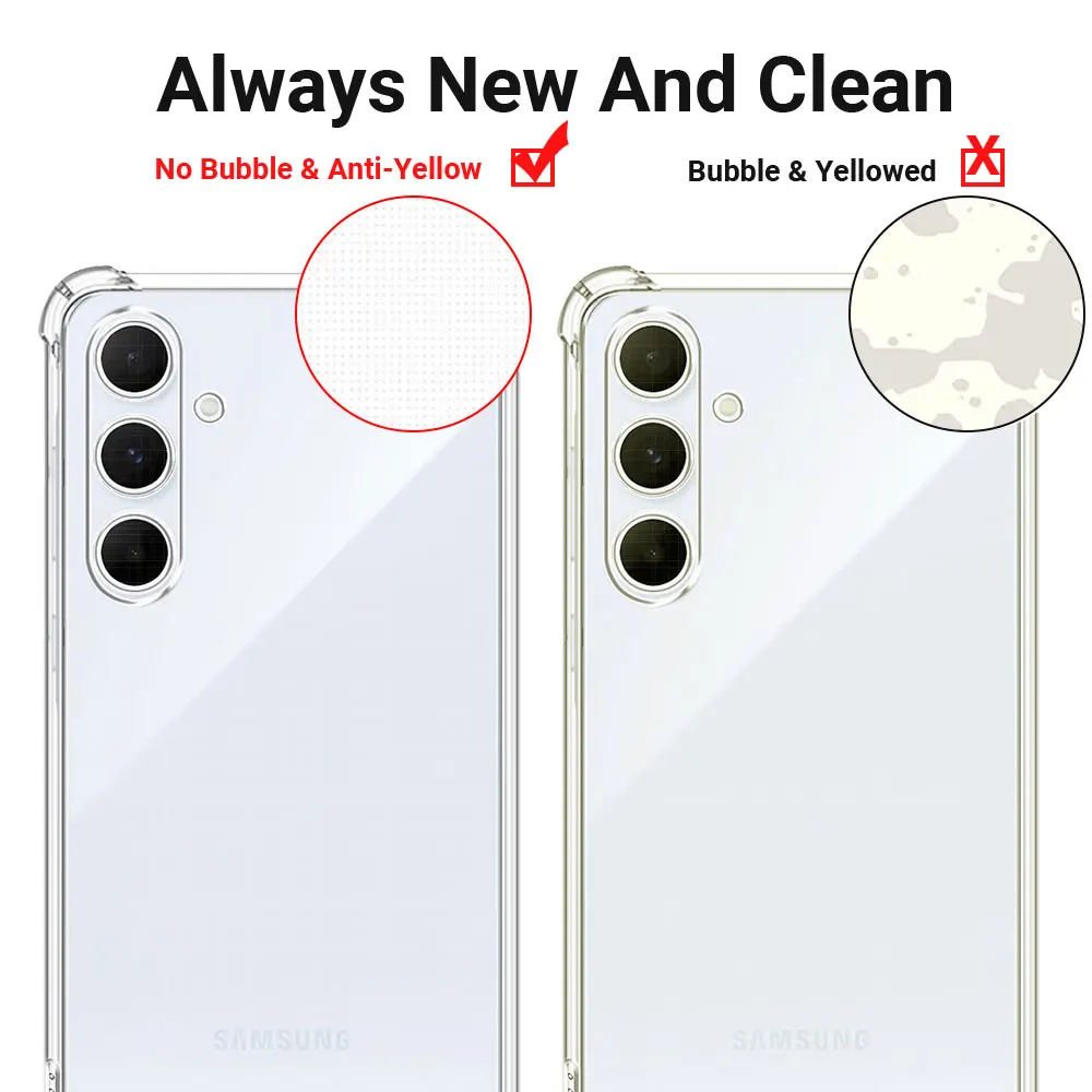 For Samsung Galaxy Quantum 4 5 Case Shockproof Transparent Silicone Soft Phone Cover For Samsung Jump3 Buddy 3 Clear Back Cover