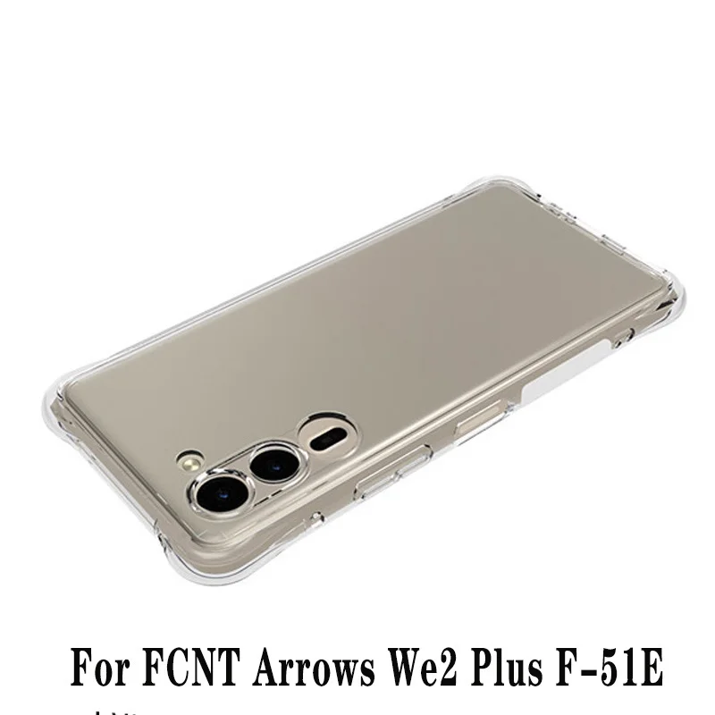 For Fujitsu Arrows We2 F-52E Case Air Cushion Shockproof Airbag Silicone Back Cover Soft Case for Fujitsu Arrows We2 Plus F-51E