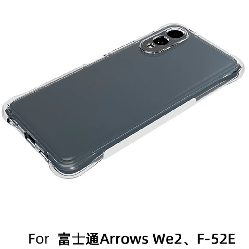 For Fujitsu Arrows We2 F-52E Case Air Cushion Shockproof Airbag Silicone Back Cover Soft Case for Fujitsu Arrows We2 Plus F-51E