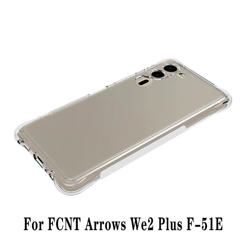 For Fujitsu Arrows We2 F-52E Case Air Cushion Shockproof Airbag Silicone Back Cover Soft Case for Fujitsu Arrows We2 Plus F-51E