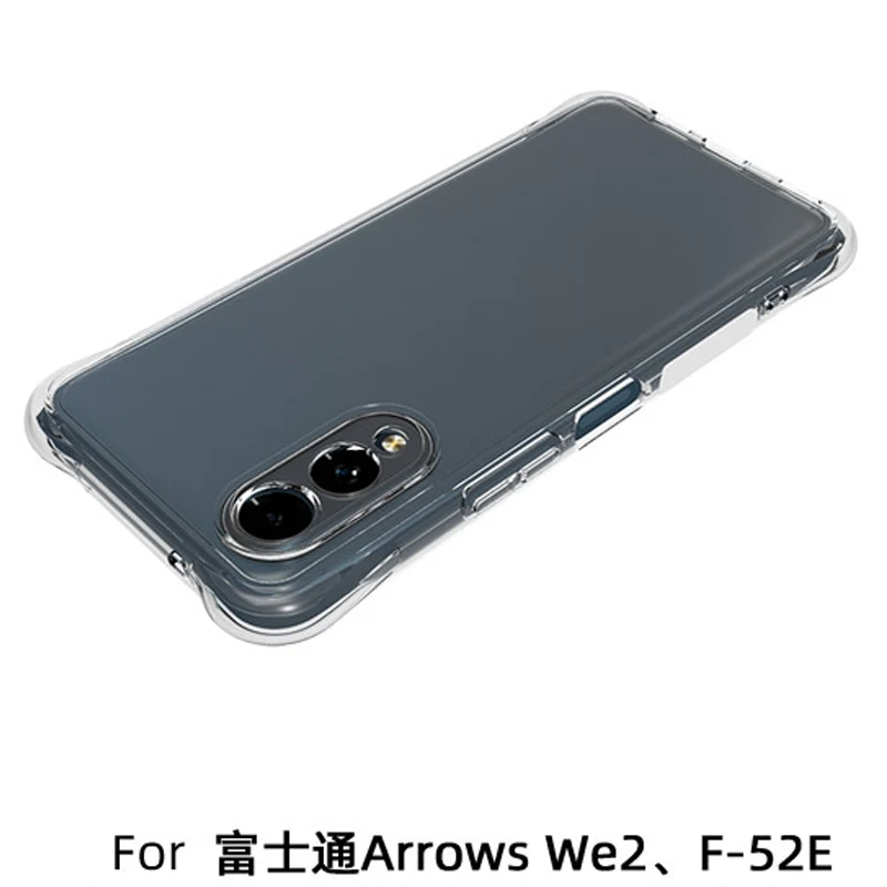 For Fujitsu Arrows We2 F-52E Case Air Cushion Shockproof Airbag Silicone Back Cover Soft Case for Fujitsu Arrows We2 Plus F-51E