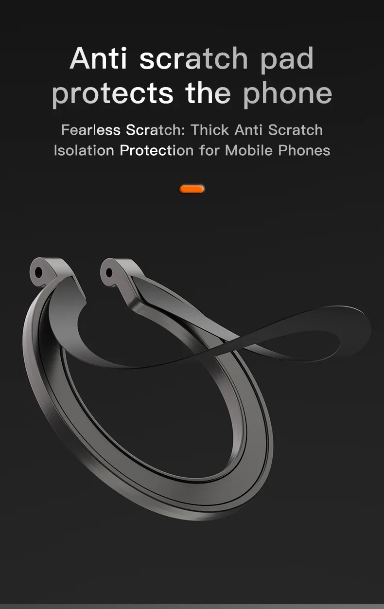 For MagSafe Double Sided Magnetic Phone Ring Holder Portable Folding Cellphone Stand Accessory Grip Bracket Support for IPhone16