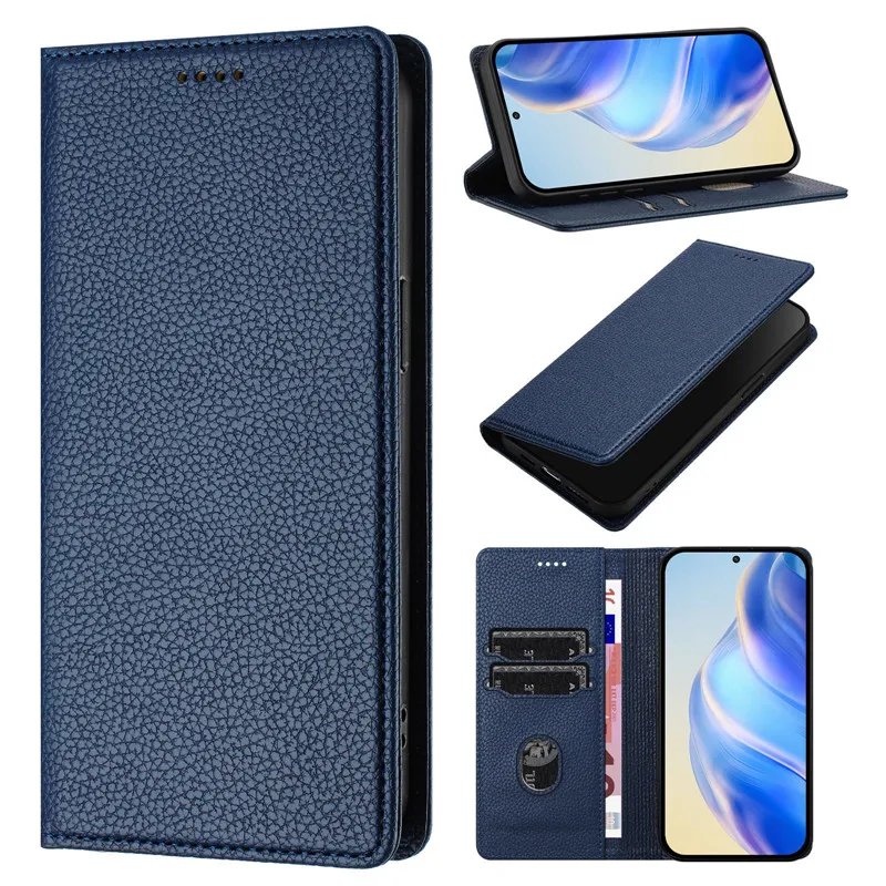Retro Magnetic Wallet Anti-theft Phone Case For iPhone 16 15 14 Plus 13 12 Mini 11 Pro Max Magnetic Flip Cover Leather Bags 2025