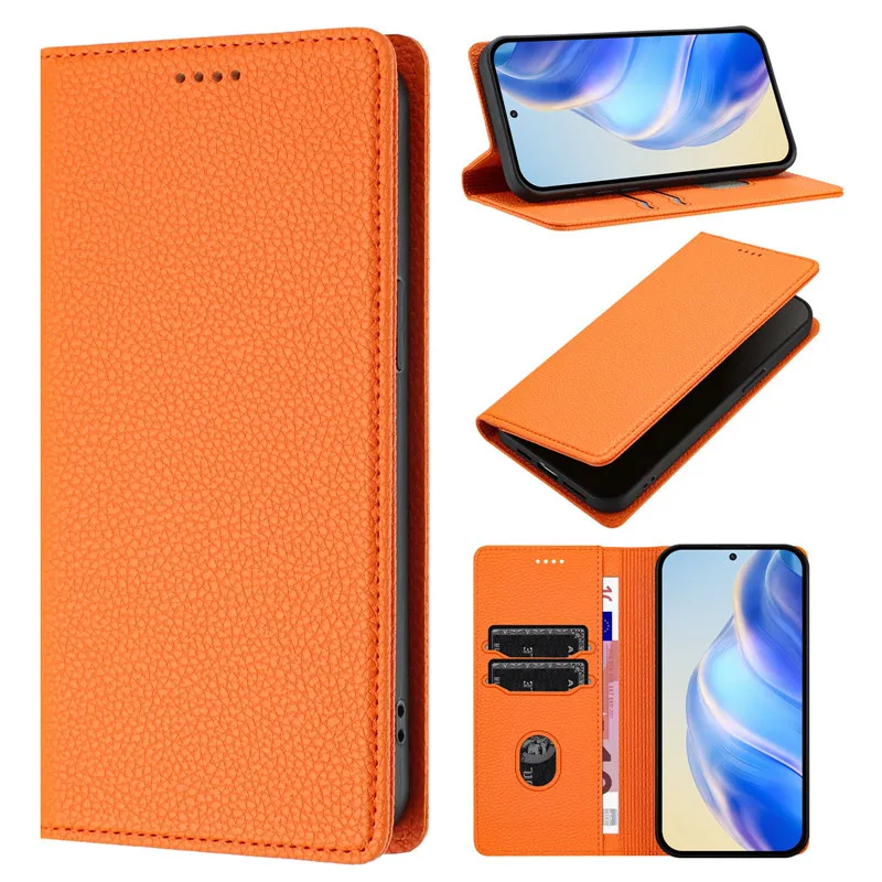 Retro Magnetic Wallet Anti-theft Phone Case For iPhone 16 15 14 Plus 13 12 Mini 11 Pro Max Magnetic Flip Cover Leather Bags 2025