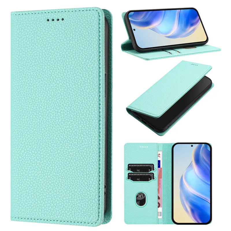 Retro Magnetic Wallet Anti-theft Phone Case For iPhone 16 15 14 Plus 13 12 Mini 11 Pro Max Magnetic Flip Cover Leather Bags 2025