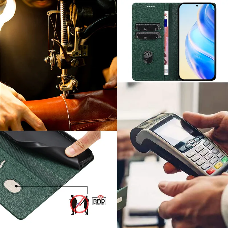 Retro Magnetic Wallet Anti-theft Phone Case For iPhone 16 15 14 Plus 13 12 Mini 11 Pro Max Magnetic Flip Cover Leather Bags 2025