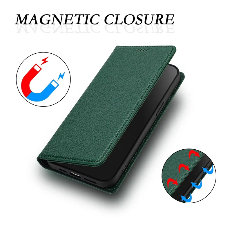 Retro Magnetic Wallet Anti-theft Phone Case For iPhone 16 15 14 Plus 13 12 Mini 11 Pro Max Magnetic Flip Cover Leather Bags 2025