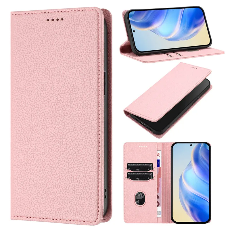 Retro Magnetic Wallet Anti-theft Phone Case For iPhone 16 15 14 Plus 13 12 Mini 11 Pro Max Magnetic Flip Cover Leather Bags 2025