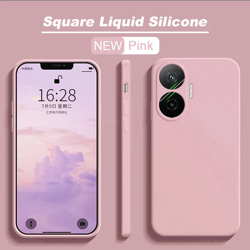Poco F7 F 7 Pocof7 Case Liquid Silicone Camera Lens Protector Phone Case For Xiaomi Poco F7 Poco F 7 Pocof7 Soft TPU Back Cover