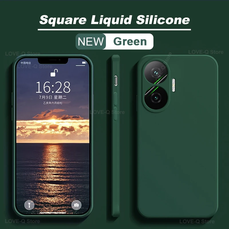 Poco F7 F 7 Pocof7 Case Liquid Silicone Camera Lens Protector Phone Case For Xiaomi Poco F7 Poco F 7 Pocof7 Soft TPU Back Cover