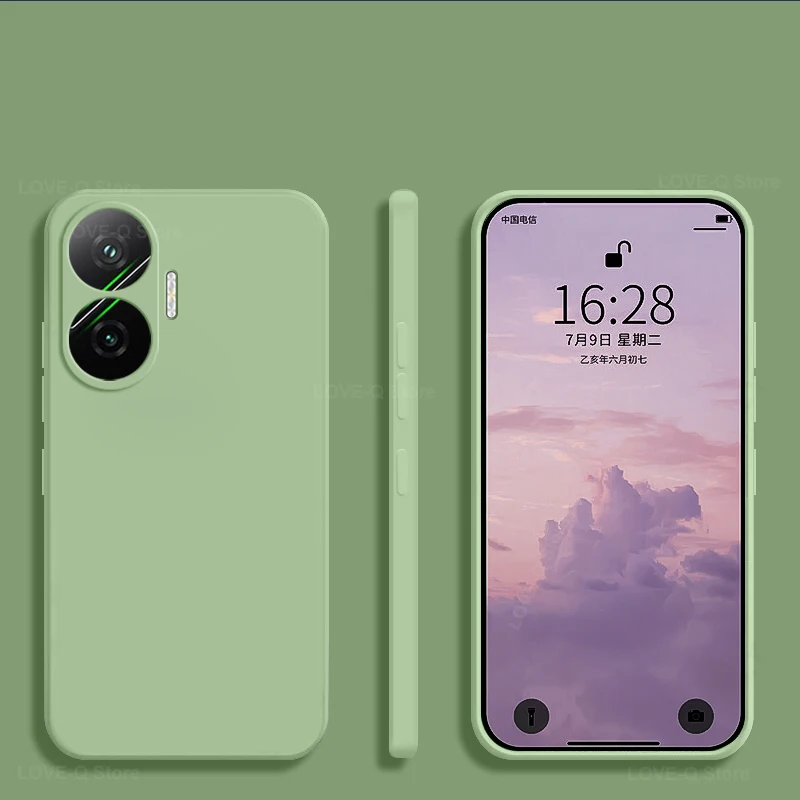 Poco F7 F 7 Pocof7 Case Liquid Silicone Camera Lens Protector Phone Case For Xiaomi Poco F7 Poco F 7 Pocof7 Soft TPU Back Cover