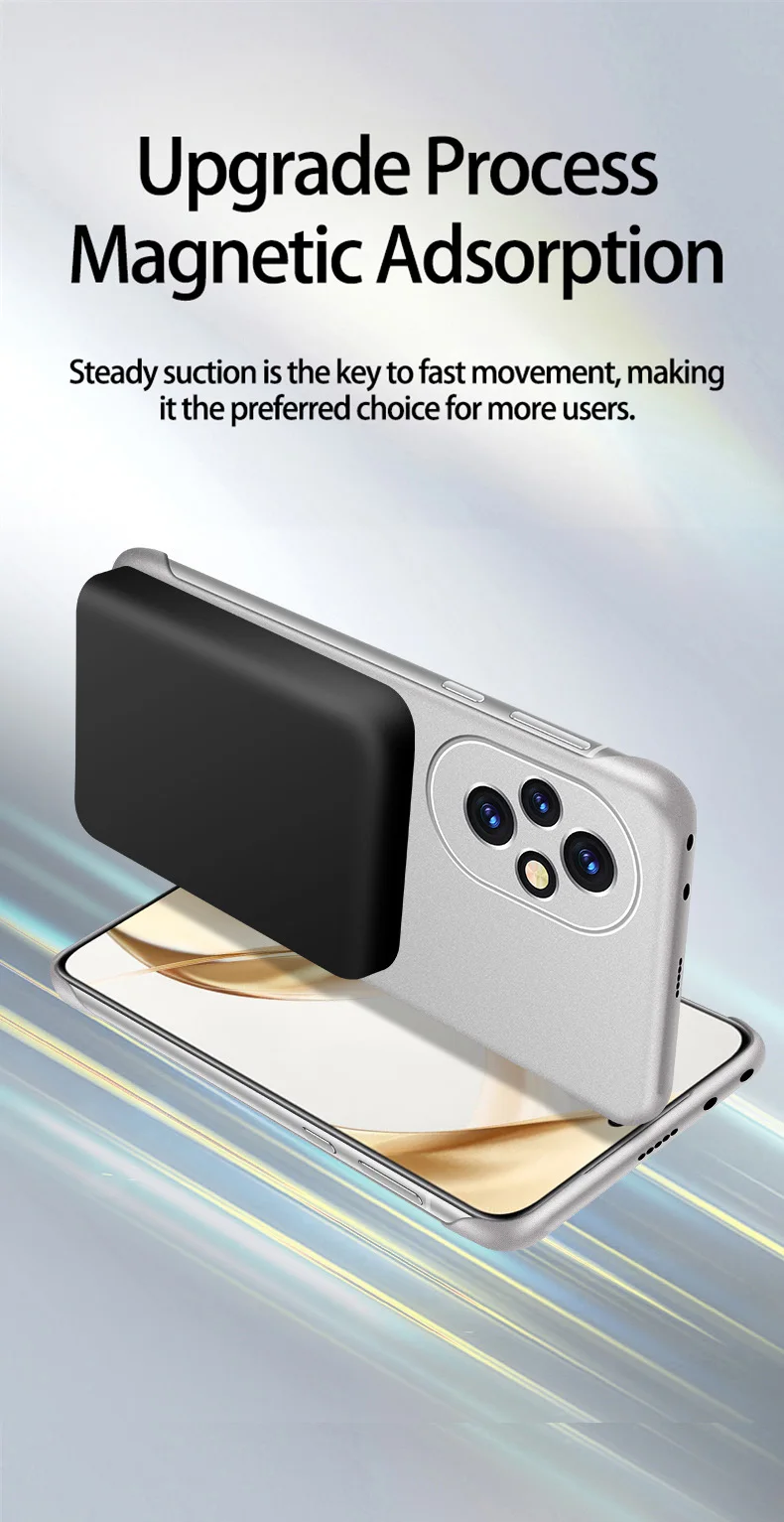 Ultrathin Slim Frameless Case For Magic 8 Lite 7Lite 6 Pro For Honor 400 Pro Magnetic Wireless Charging Hard Shell Cover