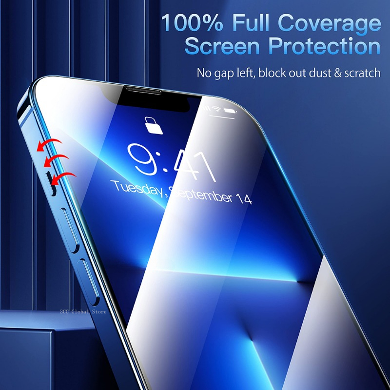 2Pcs 99H Protective Glass For iPhone 13 12 Mini 11 Pro 14 Pro Max Screen Protector For Iphone 14 7 8 15 Plus X XR XS Max Glass