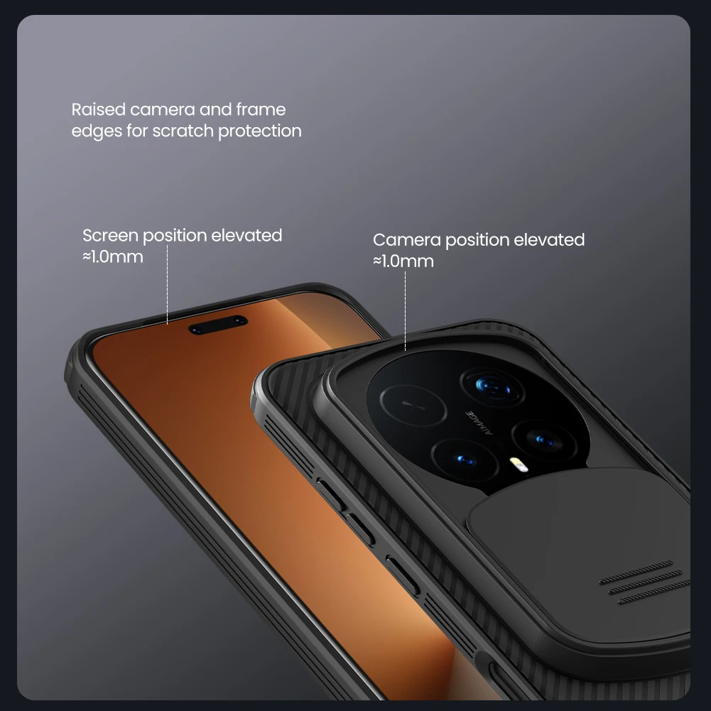 For Honor Magic 8 Pro Case NILLKIN Fitted Case Camshield Super Frosted Shield Case Lens Protection Cover For Magic 8 Pro