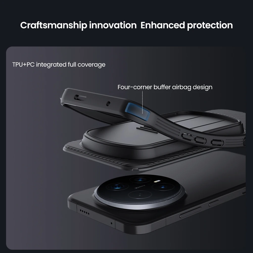 For Honor Magic 8 Pro Case NILLKIN Fitted Case Camshield Super Frosted Shield Case Lens Protection Cover For Magic 8 Pro