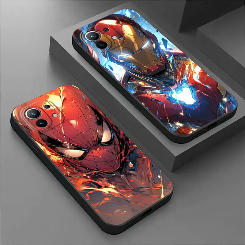 Marvel Avengers Cool Phone Case For Xiaomi Poco X8Pro Max X6 X7 X8 M6 M7 M8 F6 F7 Pro F8 11T 13T 14T 15T Pro 15 Ultra Soft Cover