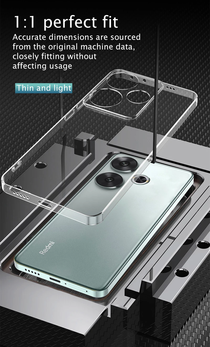 Transparent Soft Case For Xiaomi Poco F6 F5 F4 F3 F2 X6 X5 X4 X3 Pro Gt 5g Clear Silicone Ultra Thin Cover Fit Shockproof Shell