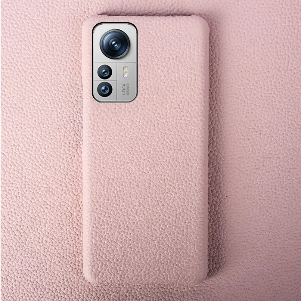 Luxury Litchi Grain Genuine Leather Case for Xiaomi 12 Pro 12X 13T 14Pro 12SUltra 12Lite Cover Back Etui Coque Shockproof Funda
